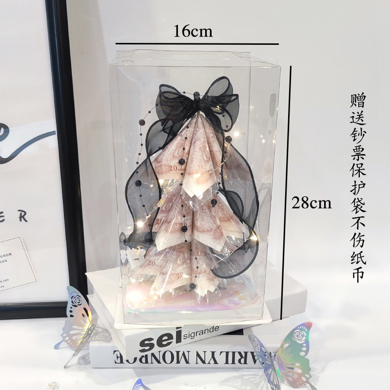 钞票有钱花束材料包礼盒diy现金真钱蛋糕花生日礼物七夕情人节