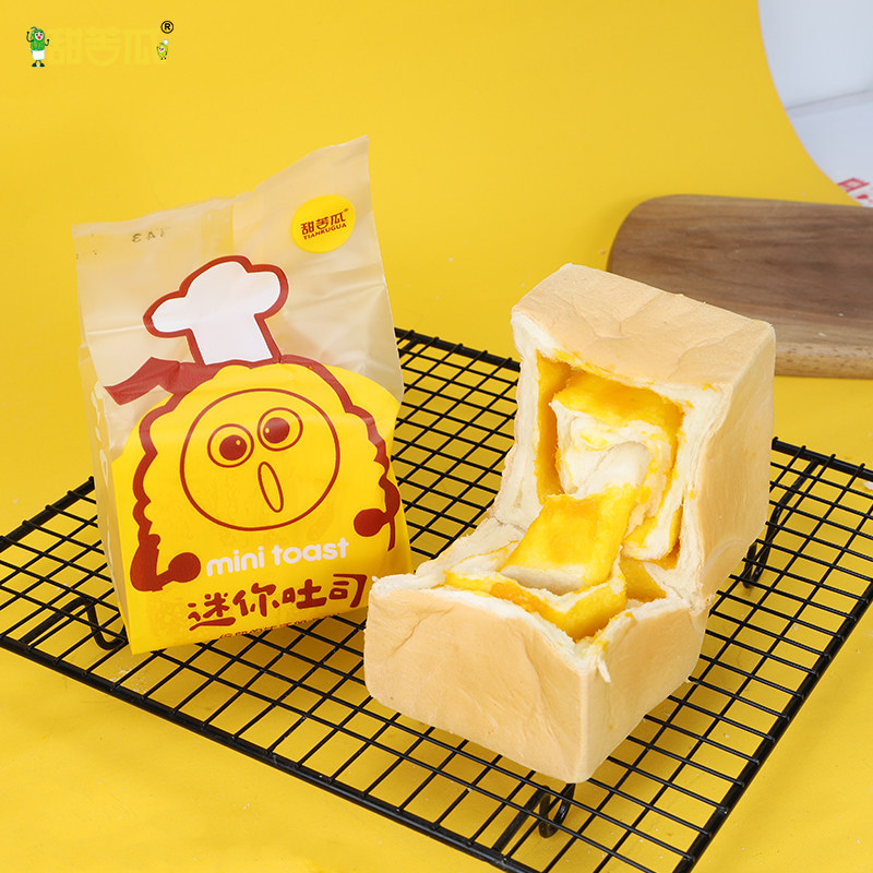 甜苦瓜手撕奶香味速食吐司可小面包 兔思食品西式糕点