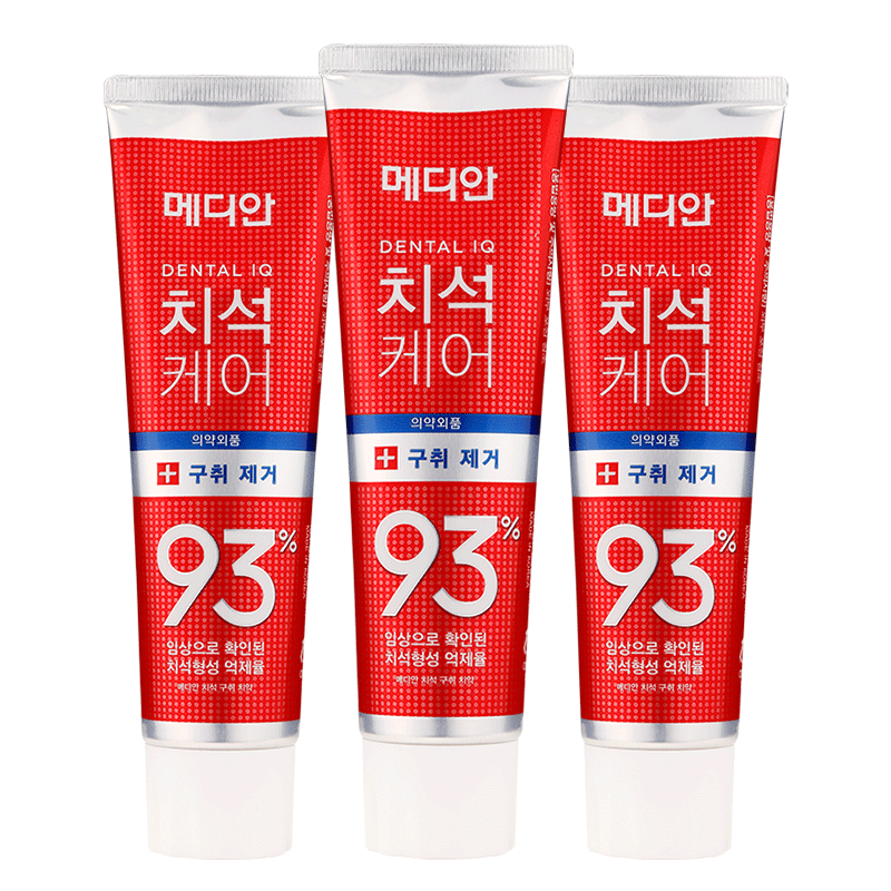 爱茉莉93韩国正品红色清新口气牙膏 HO海外牙膏