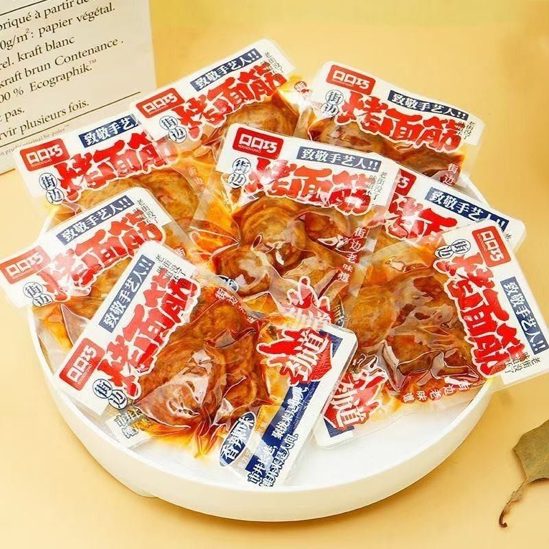 口口巧烤面筋片香辣烧烤味独立小包装辣味零食休闲小吃豆干制品,淘宝优惠券,粉丝福利购,淘宝优惠卷