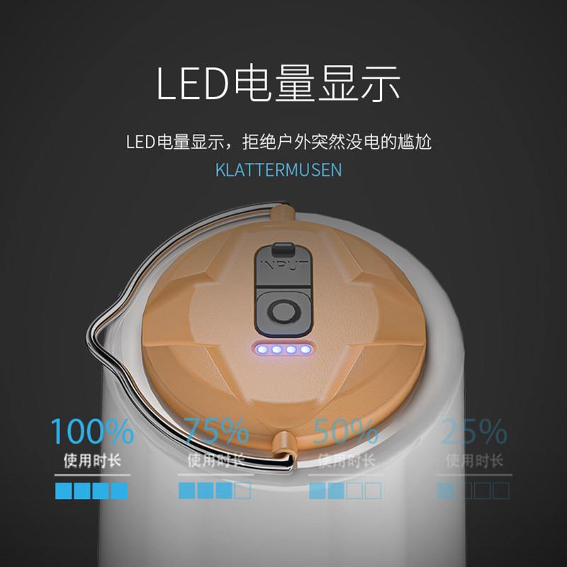 led充电户外露营灯夜市帐篷地摊灯 crispi微笑鲨营地灯/帐篷灯