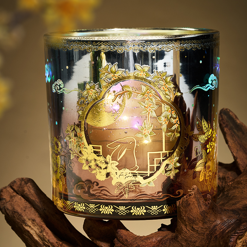 大英博物馆东方梦境系列果冻蜡烛金桂映叶香氛礼盒中秋节礼物 - 图1