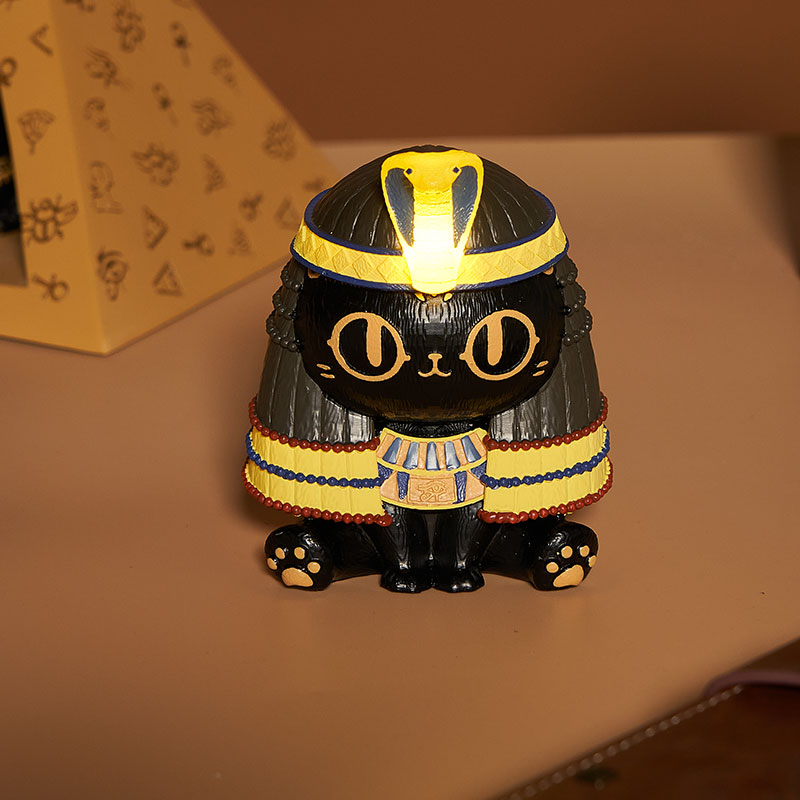 大英博物馆安德森猫和她的朋友们埃及法老猫小夜灯摆件儿童礼物 - 图0