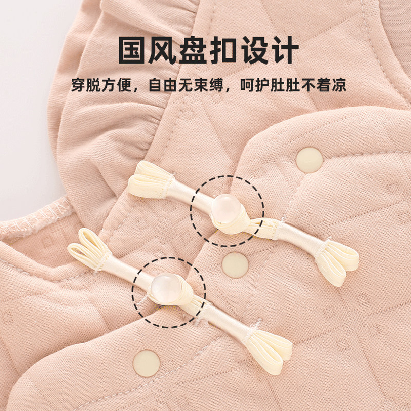 中国风婴儿马甲夹棉秋冬季外穿儿童小马夹坎肩新生儿背心盘扣上衣,淘宝优惠券,粉丝福利购,淘宝优惠卷