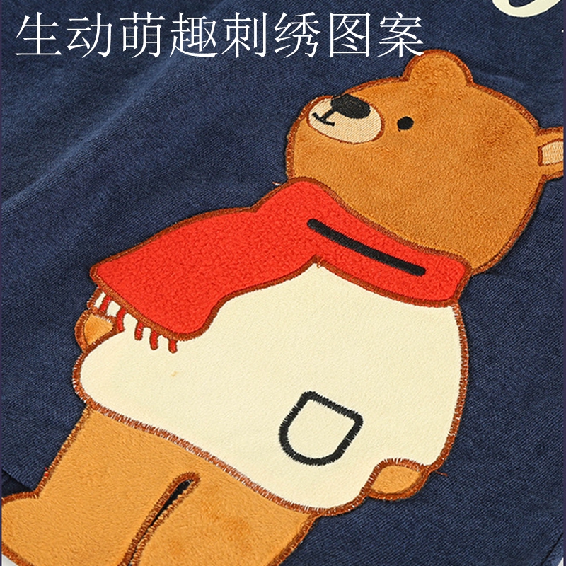 Baby's cute autumn and winter waterproof outer wear foreign style blouse