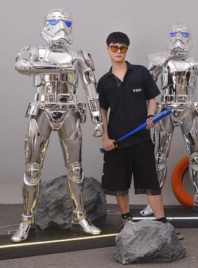 暴风兵白兵星球大战模型雕塑大型落地摆件电影院网咖商场打卡装饰