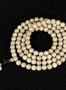 金丝楠木佛珠手链108颗念珠顺纹文玩工艺手串首饰饰品厂家销批发