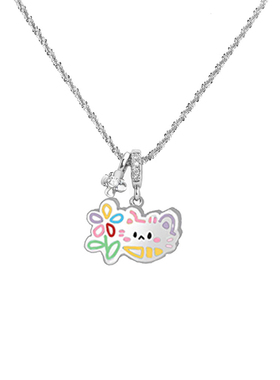 MASW麻秀原创可爱奶呼呼小猫项链