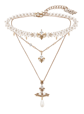 MASW麻秀复古爱心锁新款项链