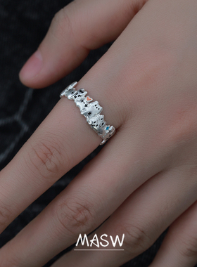 MASW麻秀高级感开口猫咪戒指礼物