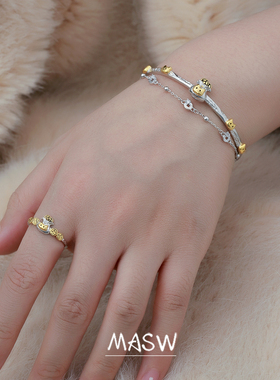 MASW麻秀高级感钱袋子手镯礼物