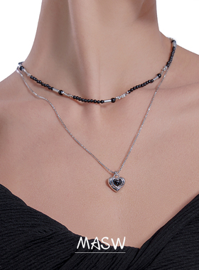 MASW麻秀简约可拆分原创设计项链