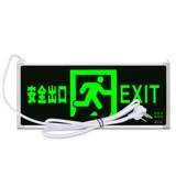 Безопасная вывеска, длинный пожарный штекер, светодиодный знак эвакуации