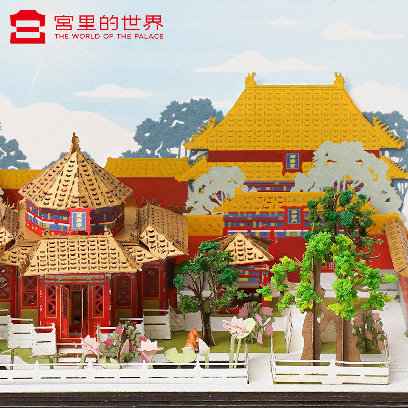 故宫龙年文创宫里的世界DIY益智玩具建筑故宫四季送朋友儿童礼物