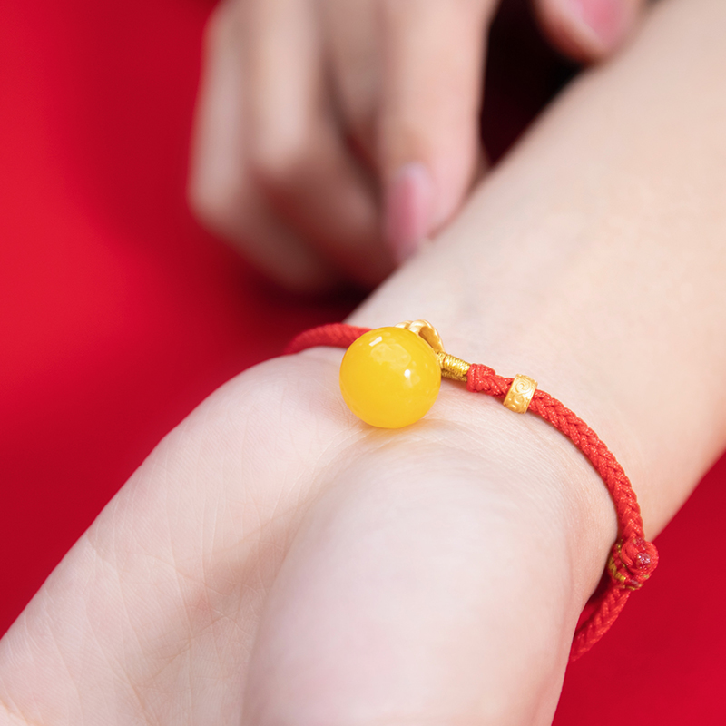 故宫龙年文创心想事成红绳手链节日送妈妈女朋友三八妇女节礼物