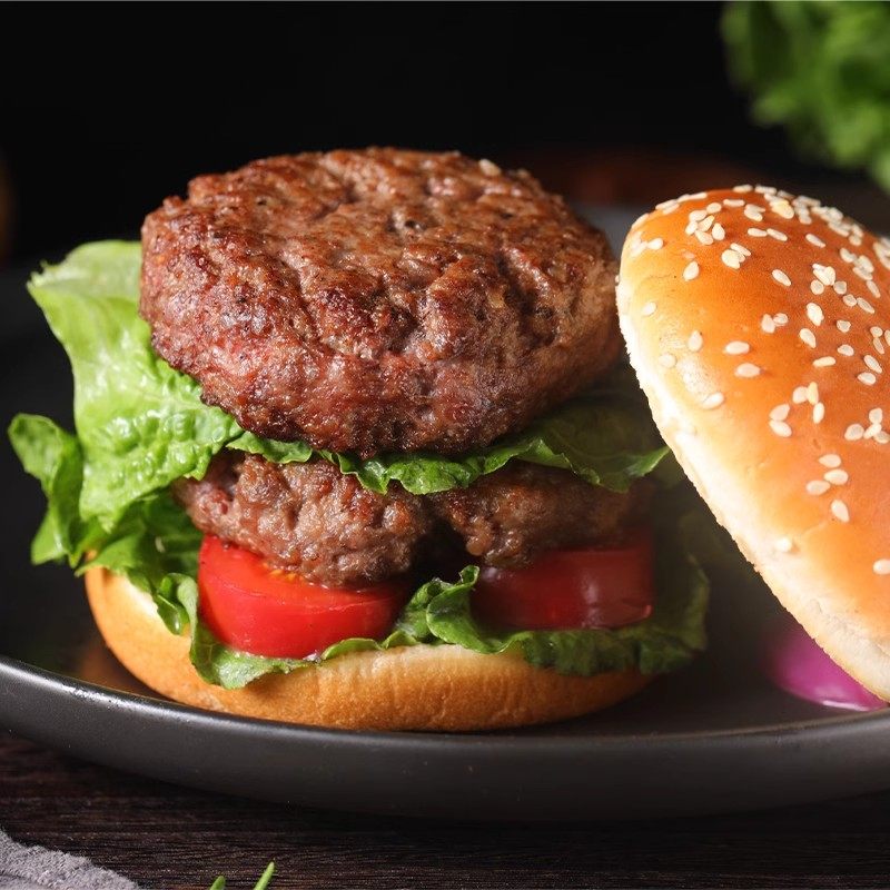 安食佳黑椒牛肉风味肉饼汉堡肉饼商用牛肉饼冷冻半成品牛肉汉堡饼,淘宝优惠券,粉丝福利购,淘宝优惠卷