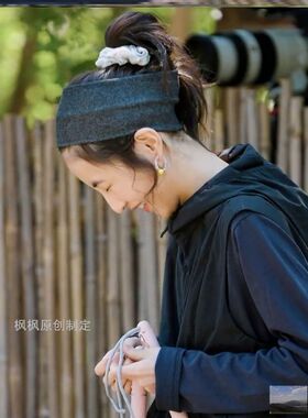 向往的生活6乌镇张子枫同款耳环彩色电话圈耳饰耳钉跳绳弹簧