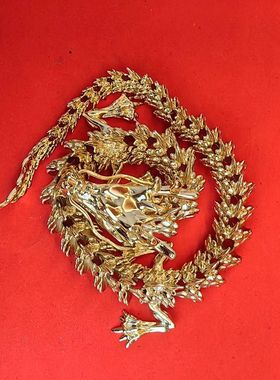 黄铜创意中国生肖龙关节龙摆件家居客厅摆件装饰摆设茶宠礼品