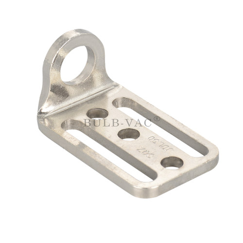 12L型-平型双槽螺纹固定型支架12-50-100MM孔规格齐全铜镀镍材质 - 图3