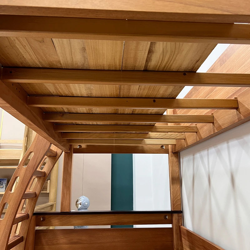 上下床铺双层床红檀木高低床北欧全实木两层床高低床子母床儿童床,淘宝优惠券,粉丝福利购,淘宝优惠卷