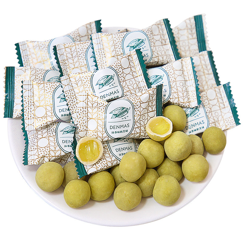 丹玛仕/DENMAS抹茶味软糖高颜值喜糖休闲小零食散装招待网红爆款,淘宝优惠券,粉丝福利购,淘宝优惠卷