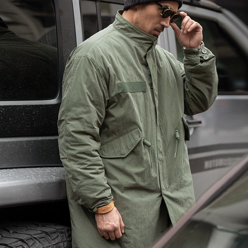 Ретро куртка, толстовка с капюшоном, плащ, в американском стиле