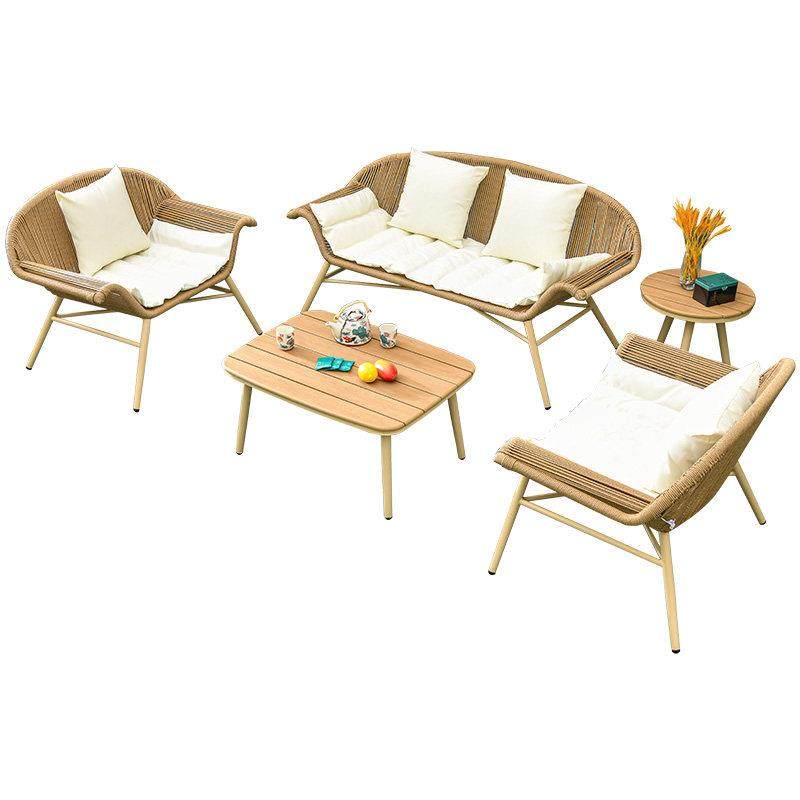 莫家北欧户外休闲 铝合金沙发庭院阳台露台藤椅组合防晒花园别墅,淘宝优惠券,粉丝福利购,淘宝优惠卷