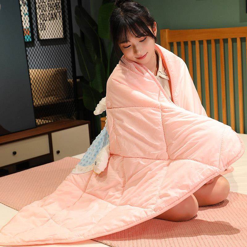 二合一大鹅抱枕被子两用可折叠办公室午睡毯子枕头毛毯汽车用靠枕,淘宝优惠券,粉丝福利购,淘宝优惠卷