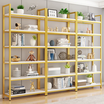 Show Shelf Display Cabinet Products Display Racks Home Multilayer Floor Multifunctional Steel Wood Storage Shelves Bookshelves