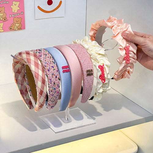 发箍收纳神器发圈展示架头箍头绳手串饰品挂架亚克力发饰置物架 - 图0