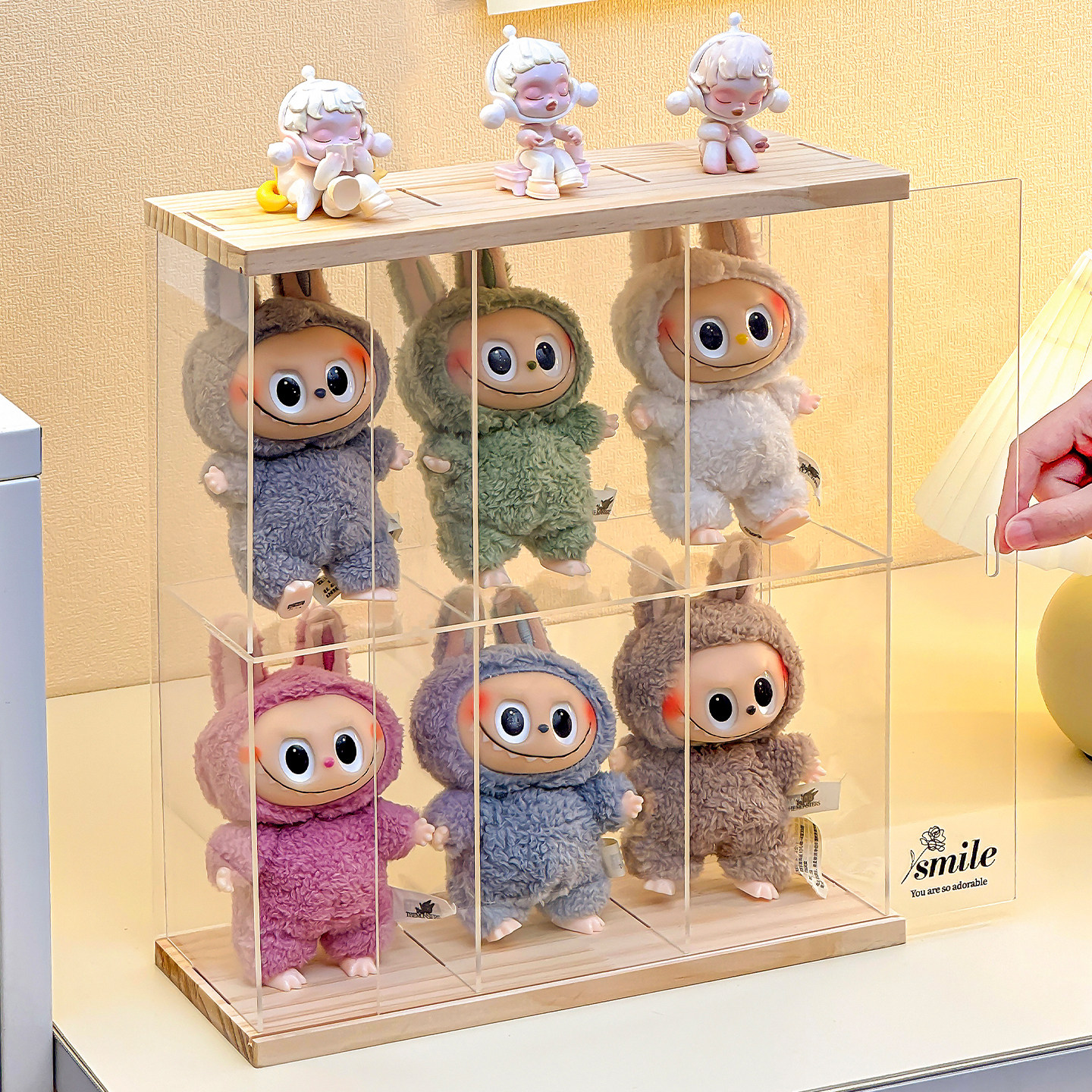 labubu展示盒亚克力拉布布挂件盒星星人搪胶娃娃置物架潮玩收纳盒,淘宝优惠券,粉丝福利购,淘宝优惠卷
