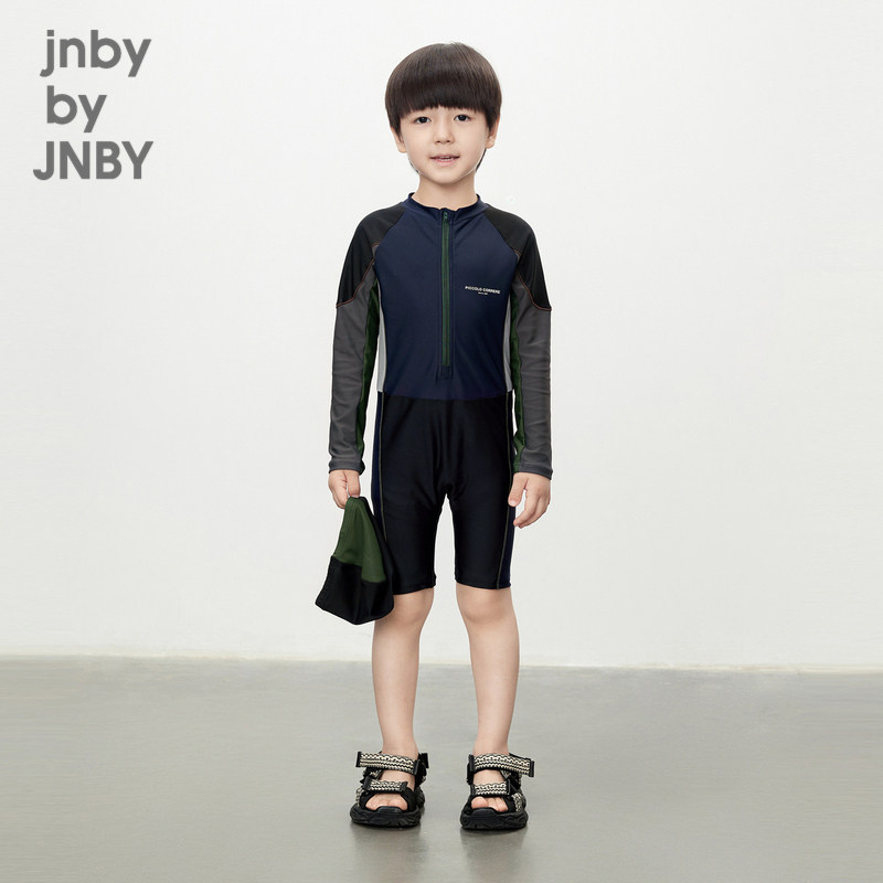 江南布衣童装泳衣连体衣泳帽运动高弹休闲夏男童儿童jnbybyjnby,淘宝优惠券,粉丝福利购,淘宝优惠卷