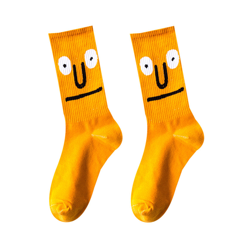 袜子女中筒袜ins潮纯棉日系可爱搞怪卡通网红白色韩版秋冬学院风,淘宝优惠券,粉丝福利购,淘宝优惠卷