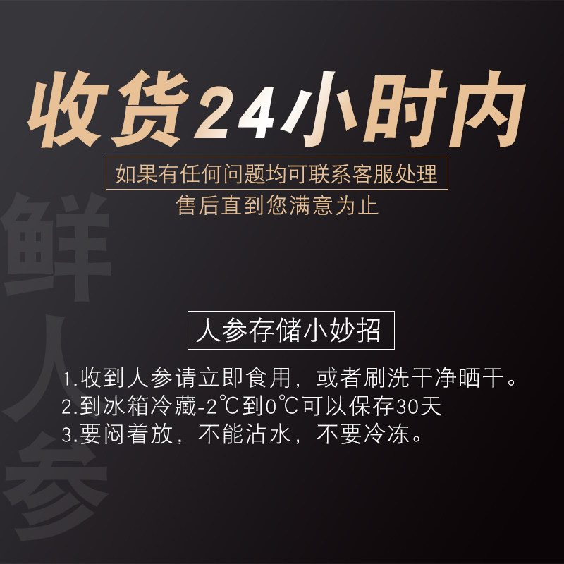 宇参源吉林长白山东北泡酒鲜人参 宇参源滋补养生人参/园参及其制品