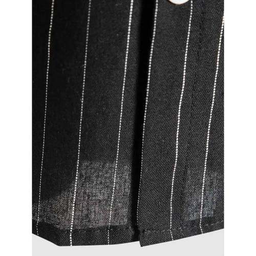 Button Blouses Turn-down Collar Shirt Summer Streetwear Tops - 图3