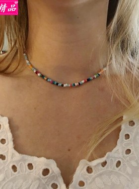 新饰品波西米亚短项炼米