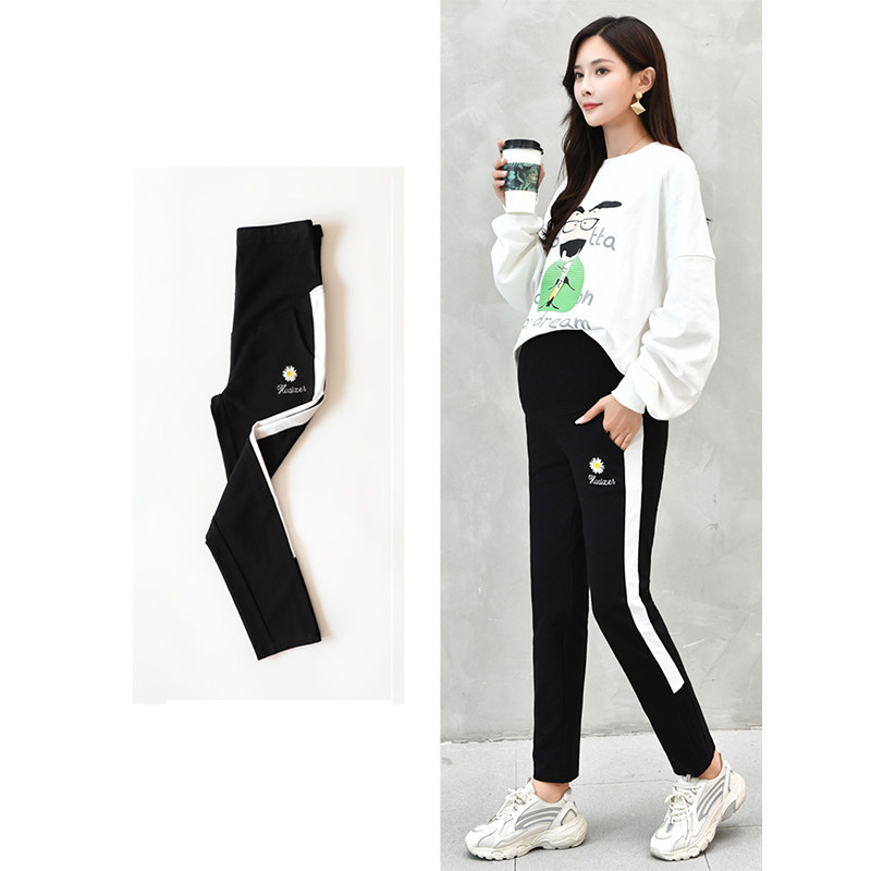 孕妇裤子外穿潮妈孕妇装宽松打底裤 槐溪儿母婴孕妇打底裤