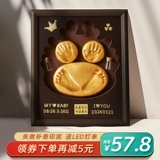 Памятные детские отпечатки рук и ног, детский отпечаток рук, чернильная подушечка, фоторамка для новорожденных, подарок на день рождения