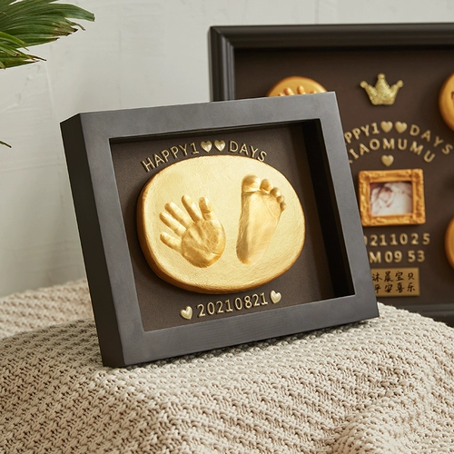 Сувенир для младенца для новорожденных, отпечаток рук, детская фоторамка, отпечатки рук и ног, чернильная подушечка, подарок на день рождения