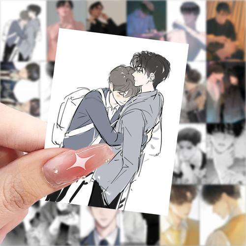 126张囚于永夜欲言难止许则陆赫扬温然顾昀迟小说周边装饰diy贴纸 - 图1