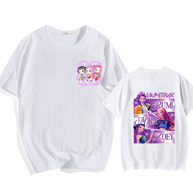 动漫卡通印花男女同款宽松时尚短袖休闲潮流套头衫T恤,淘宝优惠券,粉丝福利购,淘宝优惠卷