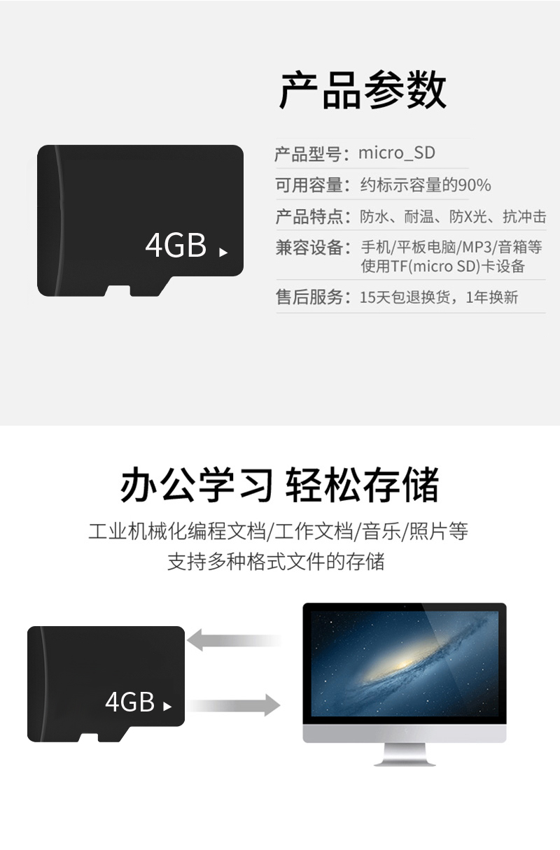 tf卡16G 32G 512m内存卡micro SD卡128m 256mb测试1G2G4G8G小容量-图1