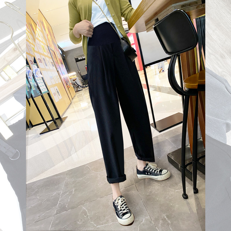 春秋季时尚外穿可调节孕妇裤长裤子 奈兰美孕妇打底裤