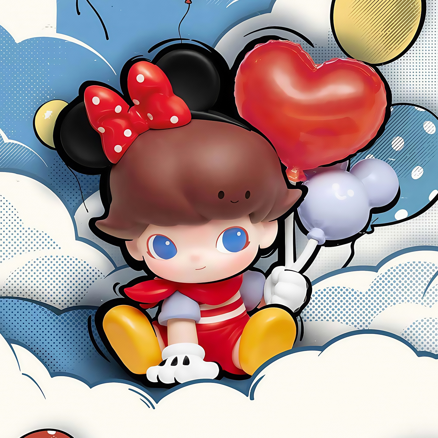 POPMART泡泡玛特DIMOO迪士尼系列联名盲盒手办米奇米妮公仔送女孩 - 图1