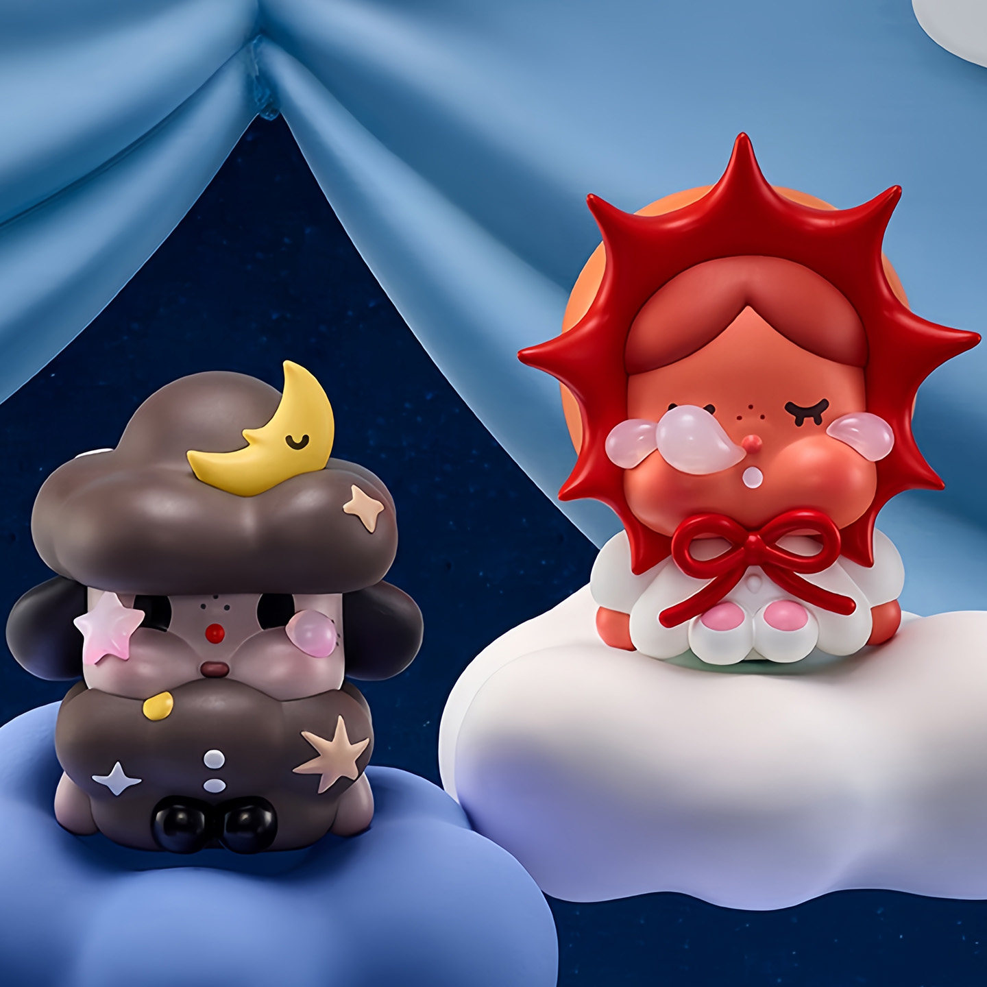 POPMART泡泡玛特CRYBABY出走的月亮坐坐系列手办盲盒摆件潮玩礼物,淘宝优惠券,粉丝福利购,淘宝优惠卷