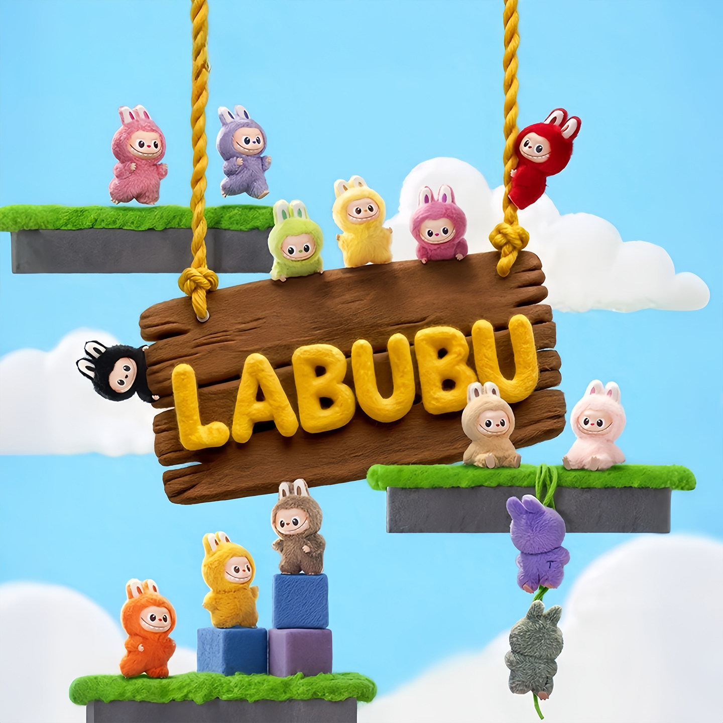 POPMART泡泡玛特LABUBU心底密码mini小号四代拉布布搪胶毛绒盲盒,淘宝优惠券,粉丝福利购,淘宝优惠卷