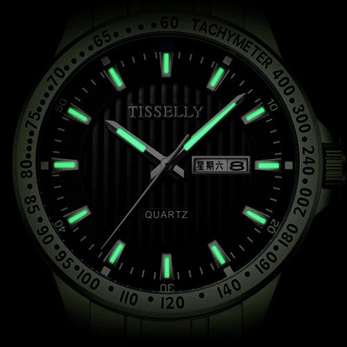 新款黑科技概念男士全自动石英表 clnai国产腕表