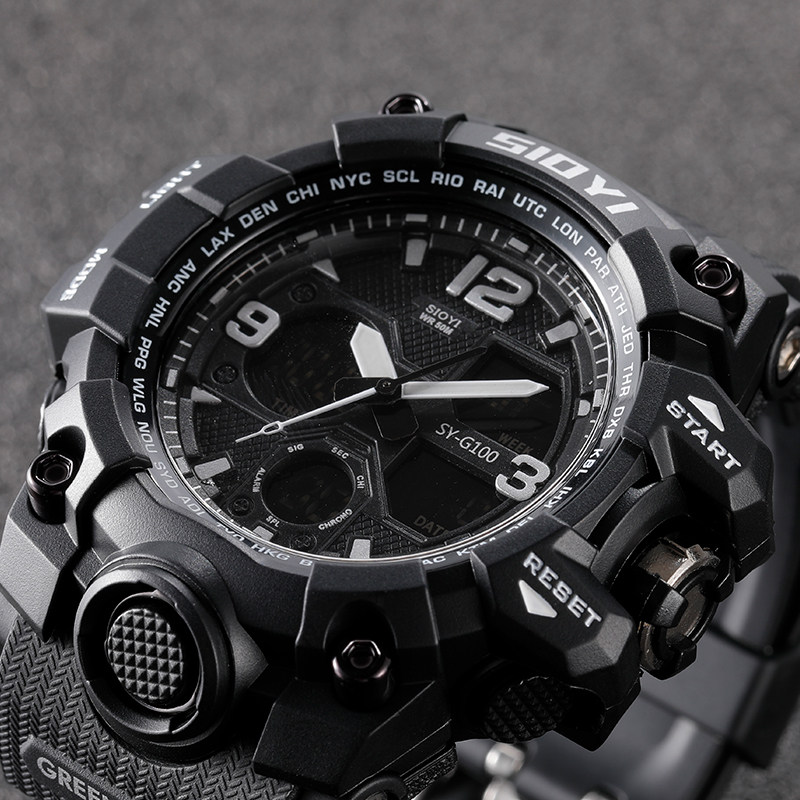 sioyi青少年初高中学生潮流电子表 sioyi国产腕表