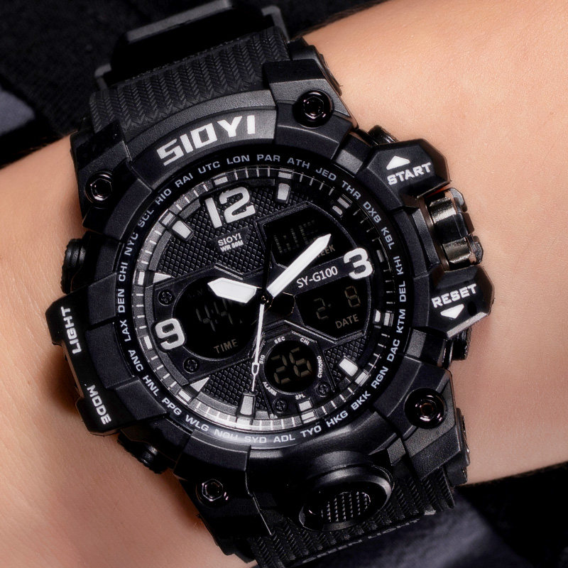 sioyi青少年初高中学生潮流电子表 sioyi国产腕表