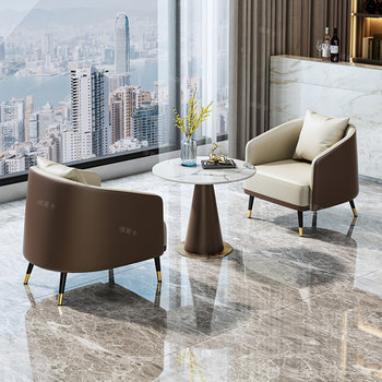 ແສງສະຫວ່າງ Luxury ໂຮງແຮມທີ່ທັນສະໄຫມ lobby ເກົ້າອີ້ sofa ດຽວຂາຍຫ້ອງການຄວາມງາມ salon ພື້ນທີ່ພັກຜ່ອນ reception ຕາຕະລາງການເຈລະຈາແລະປະທານປະສົມປະສານ